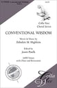 Conventional Wisdom SATB choral sheet music cover